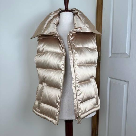 Talbots Jackets & Blazers - Talbots Satin Champagne Puffer Vest
